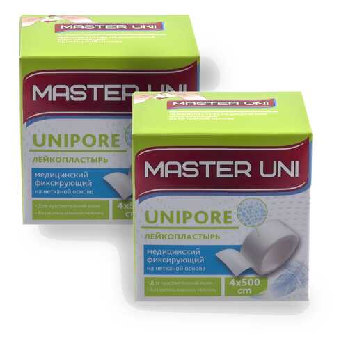 Лейкопластырь MASTER UNI UNIPORE 4 х 500 см на нетканой основе 1+1 в Живика