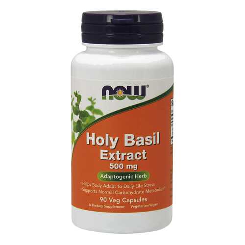 Для нервной системы NOW Holy Basil Extract 500 мг 90 капсул в Живика