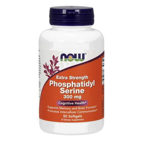 Для нервной системы NOW Phosphatidyl Serine Extra Strength 300 мг 50 капсул в Живика