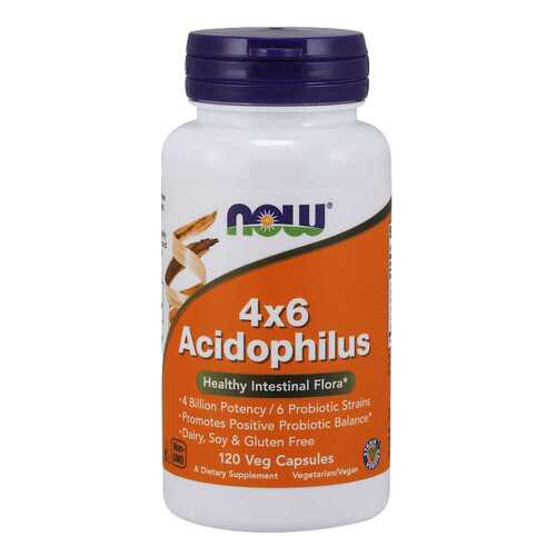 Для пищеварения NOW Acidophilus 4x6 120 капсул в Живика