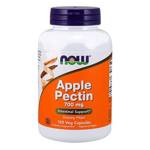 Для пищеварения NOW Apple Pectin 700 мг 120 капсул в Живика