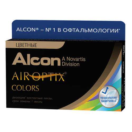 Контактные линзы Air Optix Colors 2 линзы R 8,6 -0,50 Карие в Живика