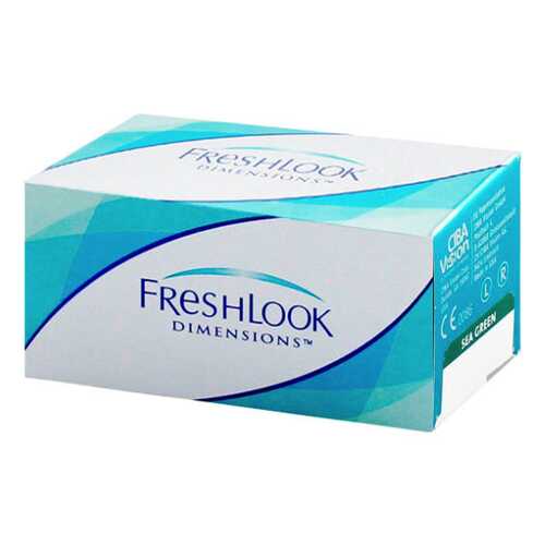 Контактные линзы FreshLook Dimensions 2 линзы без упаковки R 8,6 -4,00 Голубые в Живика