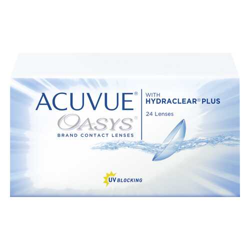 Контактные линзы Acuvue Oasys with Hydraclear Plus 24 линзы R 8,4 -0,50 в Живика