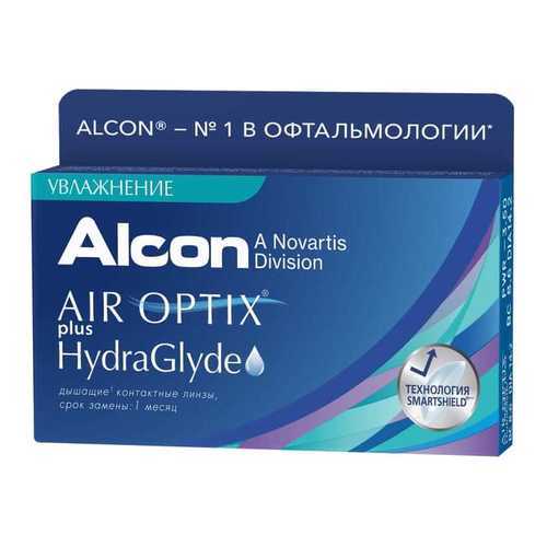 Контактные линзы ALCON Air Optix plus HydraGlyde 3 линзы -0,50 в Живика