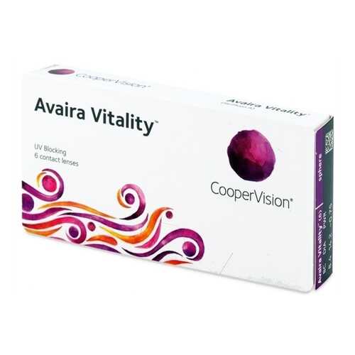 Контактные линзы Avaira Vitality 6 линз -10,0 в Живика