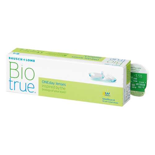 Контактные линзы Biotrue ONEday 30 линз -1,00 в Живика