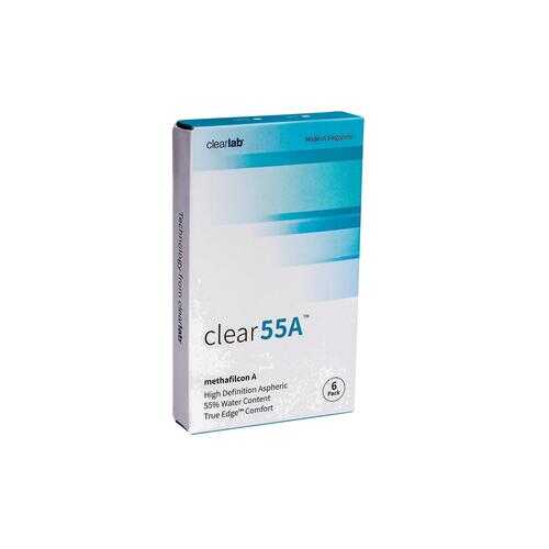 Контактные линзы ClearLab Clear 55 A 6 линз R 8.7 -01,75 в Живика