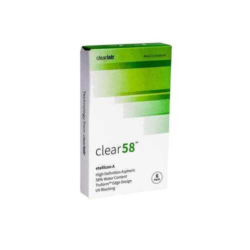 Контактные линзы ClearLab Clear 58 6 линз R 8.3 -01,00 в Живика