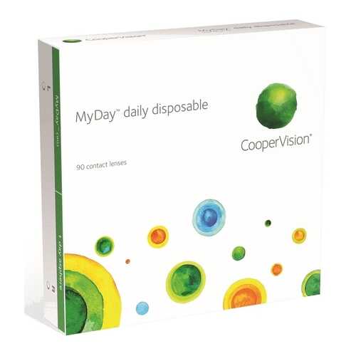 Контактные линзы MyDay Daily disposable 90 линз R 8,4 -9,50 в Живика