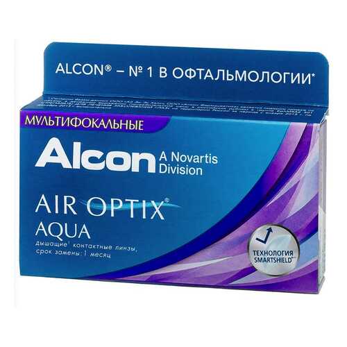 Контактные линзы AirOptix HydraGlyde for Multifocal 3 шт. PWR -7,00, R 8.6, Аддидация=L в Живика