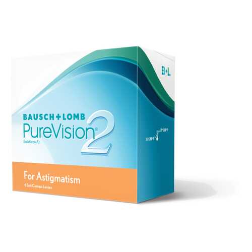 Контактные линзы PureVision 2 for Astigmatism 3 линзы -2,25/-2,25/150 в Живика