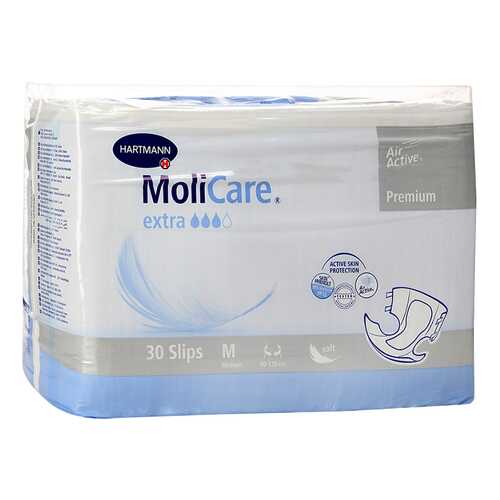 Подгузники для взрослых, M, 30 шт. MoliCare Premium Extra в Живика