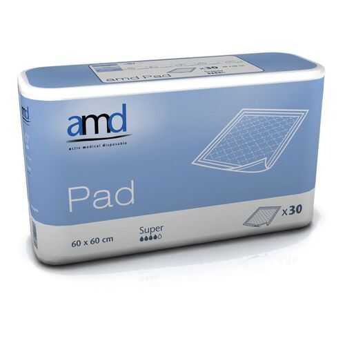 Впитывающие пеленки AMD PAD SUPER 60*60 №30 в Живика