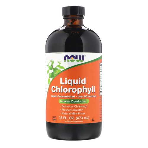 Добавка для здоровья NOW Liquid Chlorophyll 473 мл мята в Живика