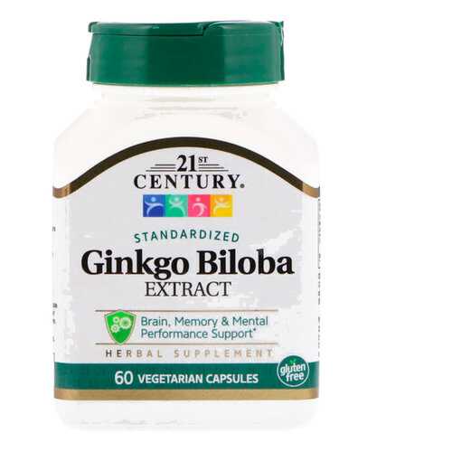 Гинкго Билоба 21ST CENTURY Ginkgo Biloba вег. капсулы 60 шт. в Живика