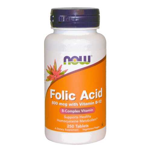 Фолиевая кислота NOW Folic Acid 250 табл. в Живика