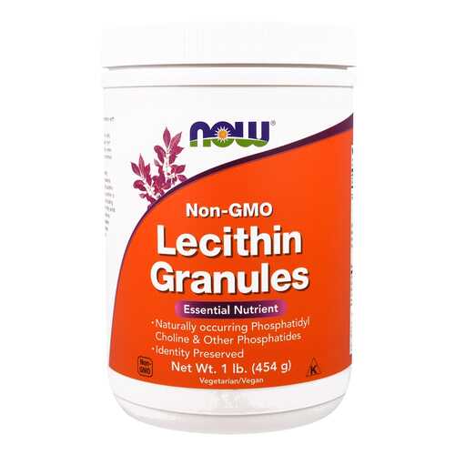 Лецитин NOW Lecithin Granules 522 г натуральный в Живика