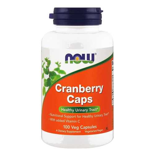 Антиоксидант, добавка для здоровья NOW Cranberry Caps 100 капс. нейтральный в Живика