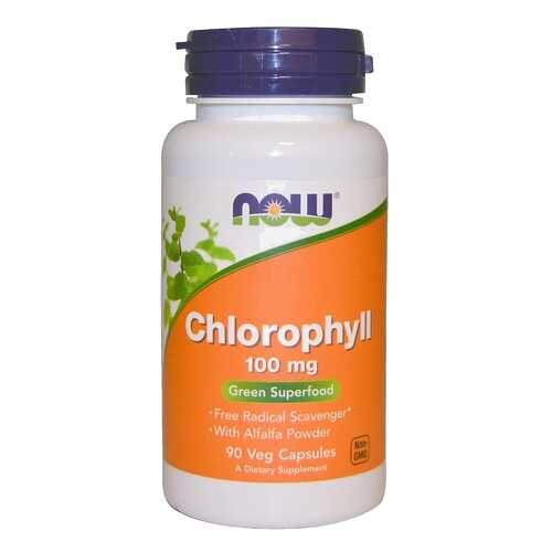 Добавка для здоровья NOW Chlorophyll 90 капс. натуральный в Живика