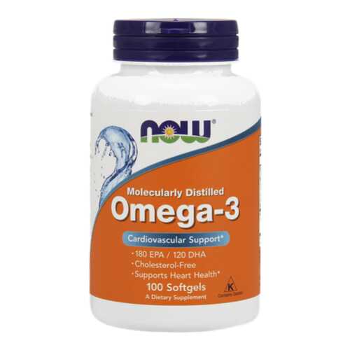 NOW Omega-3 1000 100 капсул в Живика